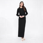Women's Solid-color Casual Cardigan And Skirt Setsoft And Gentle All-in-one Outfit