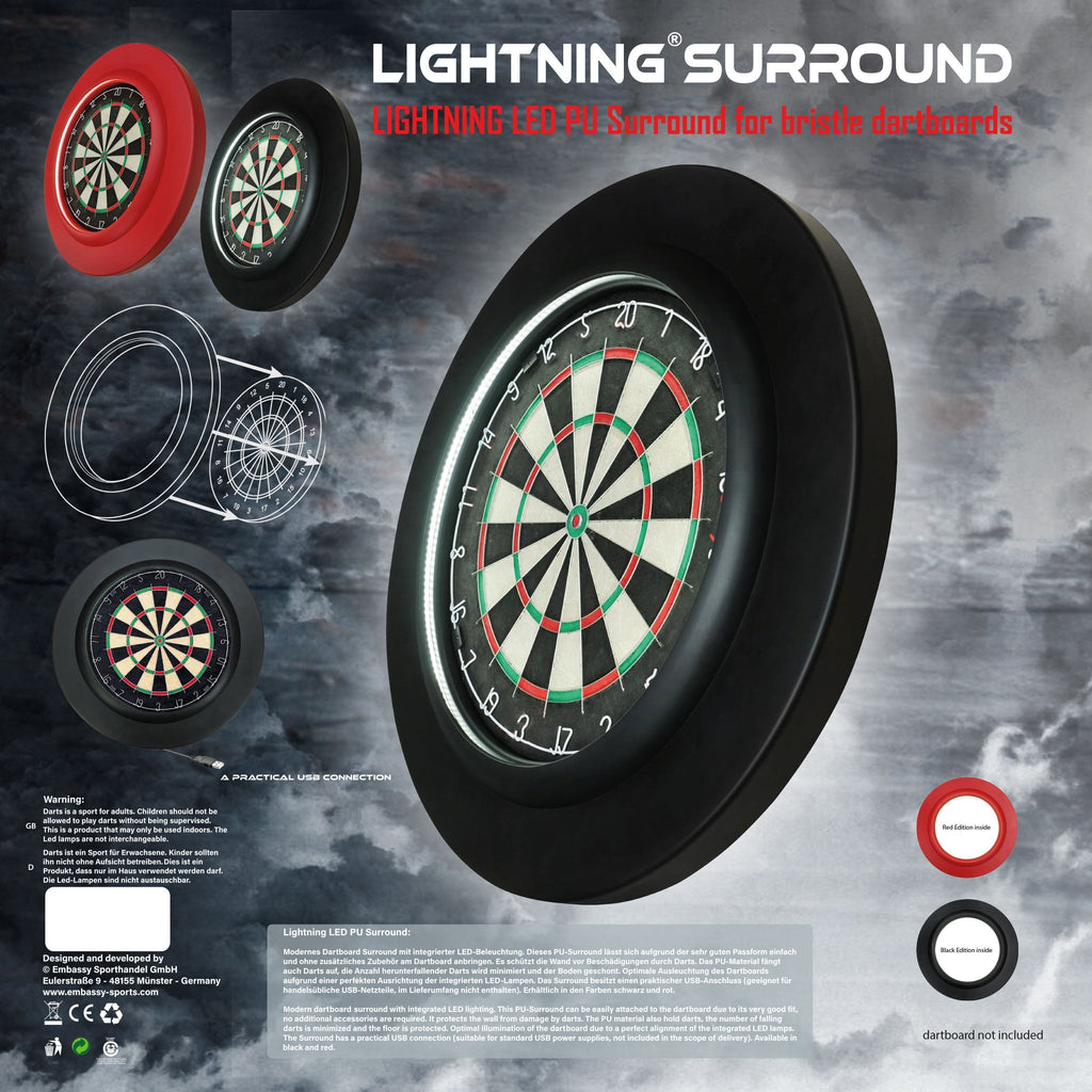 Bull's Lightning LED PU Surround