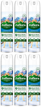 6 x Zoflora Disinfectant Mist Mountain Air - 300ML