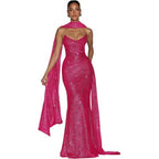 Women's Fashionable Casual Strap Sequin Dress
