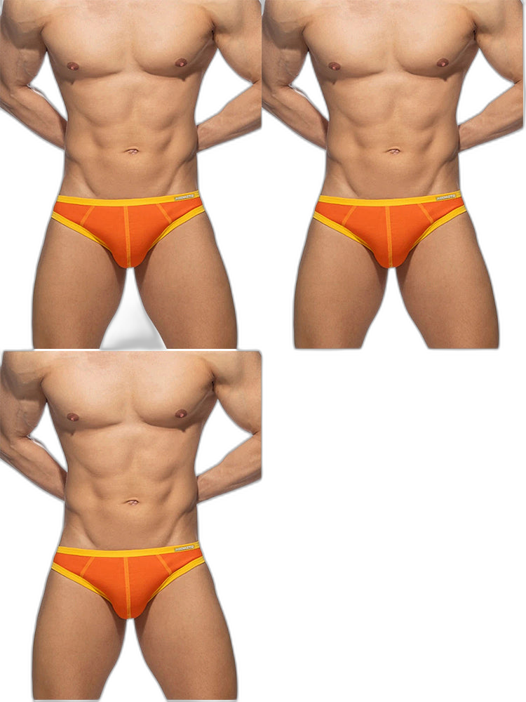 3-pack Men's Cotton 3D U-pouch Briefs