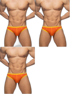 3-pack Men's Cotton 3D U-pouch Briefs
