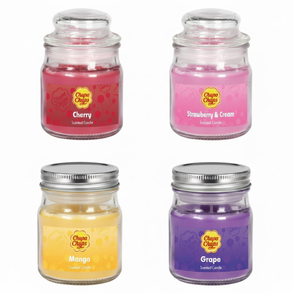 Chupa Chups candle jar