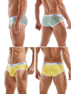 2 Pack Men's Thread Cotton Pouch Briefs