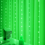 LED Curtain Garland On The Window USB String Lights Remote Control Christmas Decorations For Home Room