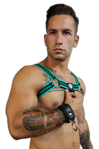 Breedwell Daddys Favourite Bulldog Harness Green