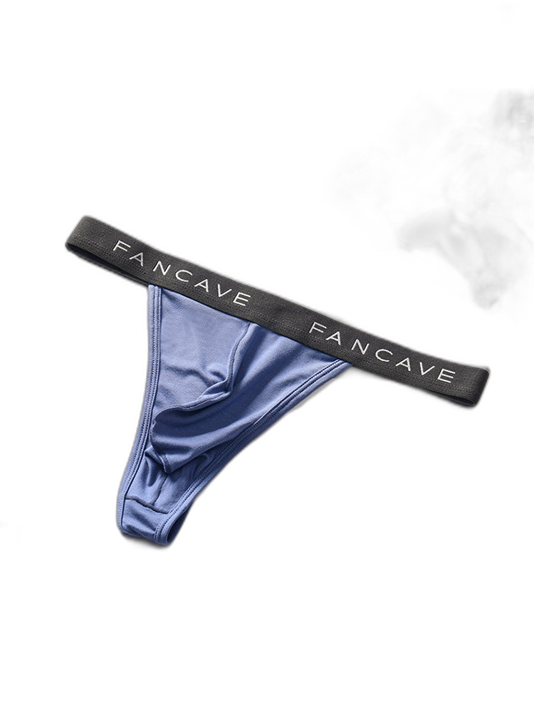 3 Pack Men's Modal U-Pouch Mid-Rise Thongs