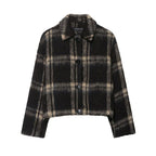 Women's Long Sleeve Loose Casual Lapel Single-breasted Coat