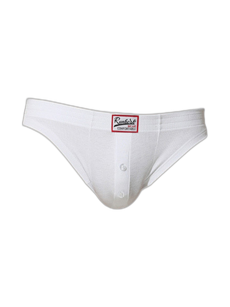 2 Pack Men's Premium Comfortable Fabric Low-Rise U-Shaped Button Fly Briefs
