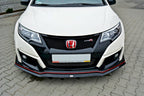 Maxton Design - FRONT SPLITTER V.2 HONDA CIVIC IX TYPE R (2015-2017)
