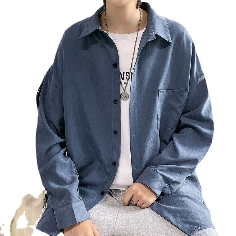 Men's Long-sleeve Shirt Korean-style Trendy Autumn