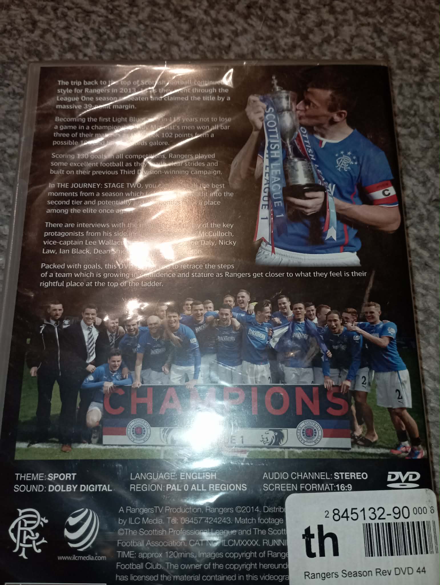 DVD - RANGERS FC : THE JOURNEY STAGE TWO COMPLETE