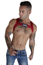 Breedwell Cumdump Bulldog Harness Red
