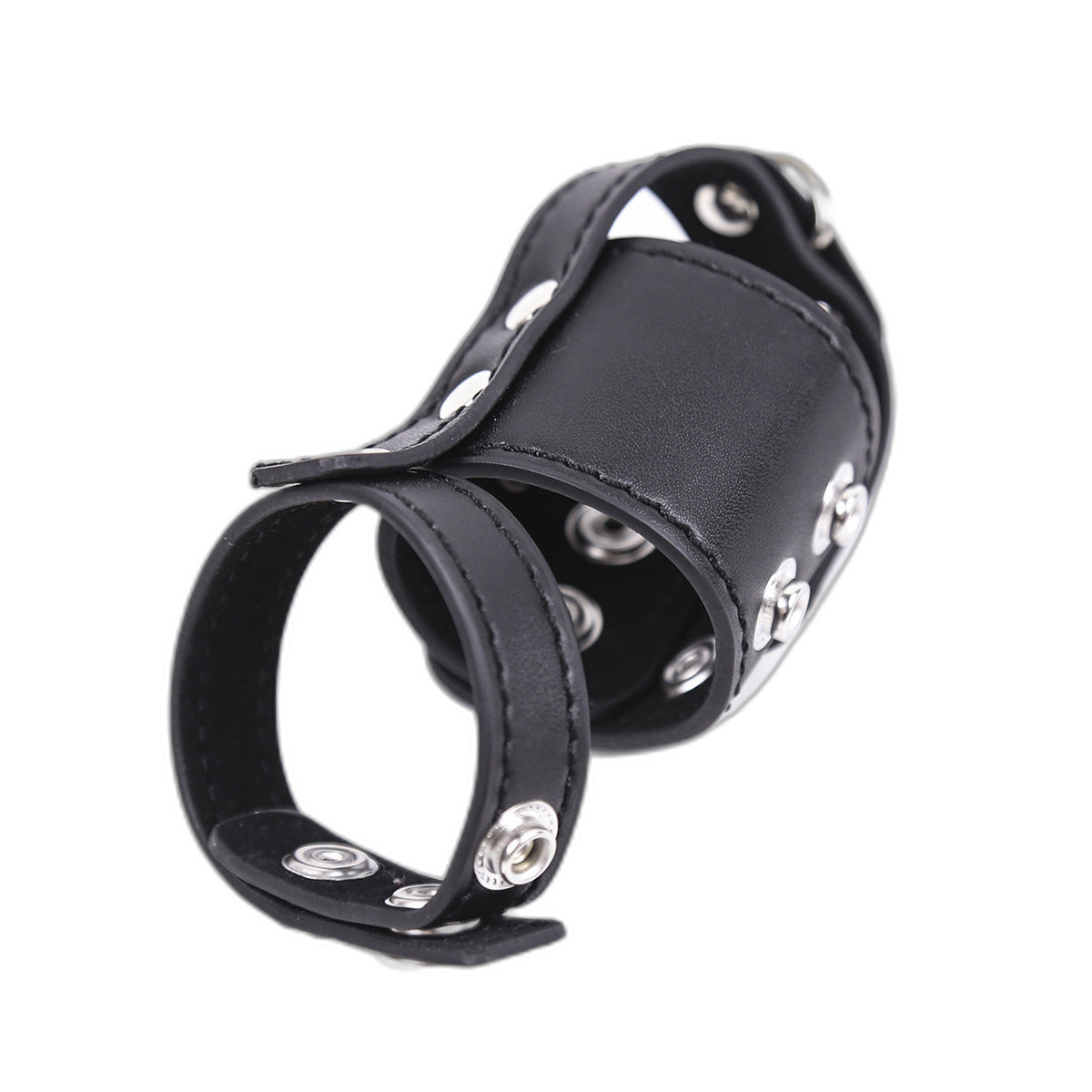 Leather Strap Chastity Cage