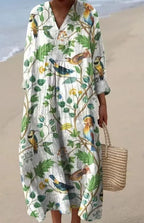 Women's Comfortable Loose Printed Long Dress