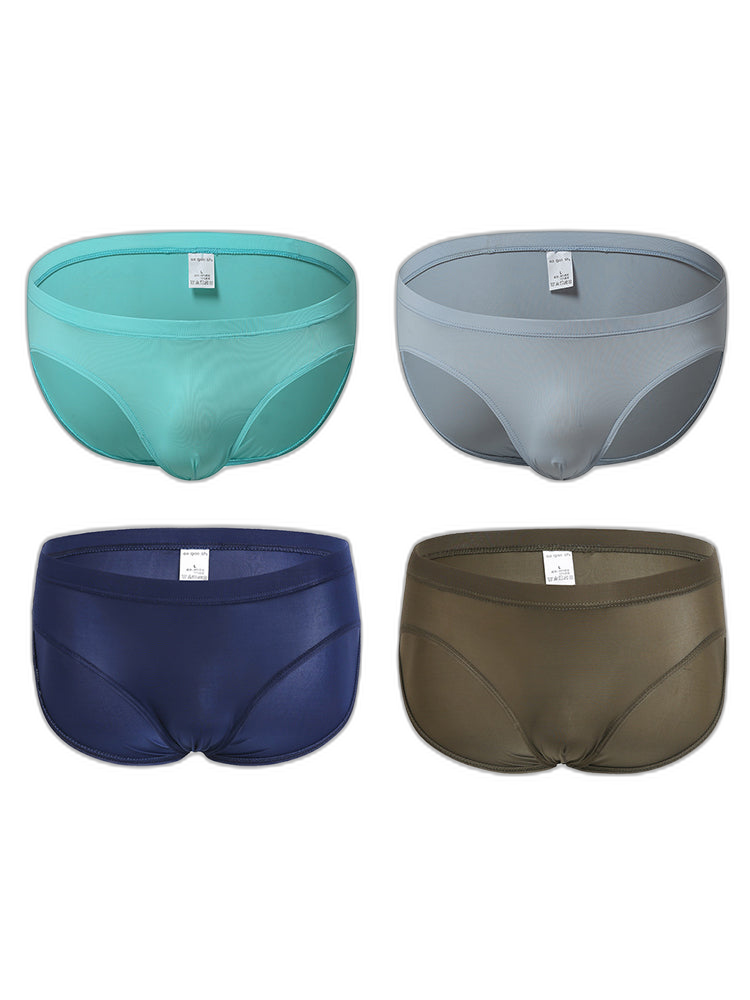 4 Pack Men’s Seamless Ultra-Thin Briefs