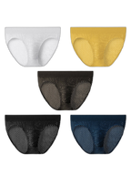 5 Pack Men’s Breathable Briefs In Mesh