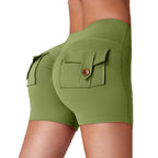 Sports Fitness Workwear Pocket Training Peach Quick-dry Butt-lifting Yoga Pants