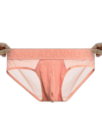 2-pack Men's Sexy Semi-transparent Ribbed Briefs