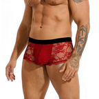 Lace Floral Boxer Briefs