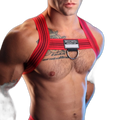 Breedwell Cumdump Bulldog Harness Red