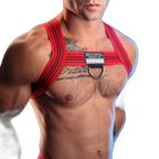 Breedwell Cumdump Bulldog Harness Red
