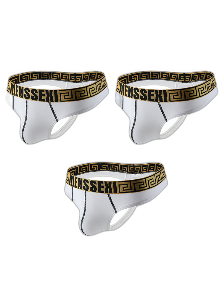 3 Pack Men's Sexy Soft Breathable Seamless Thong