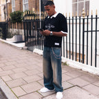 Baggy Rust Denim - Rust Blue