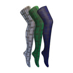 3 Pair Multipack Ladies 80 Denier Tights | Soft Patterned Tights