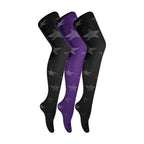 3 Pair Multipack Ladies 80 Denier Tights | Soft Patterned Tights