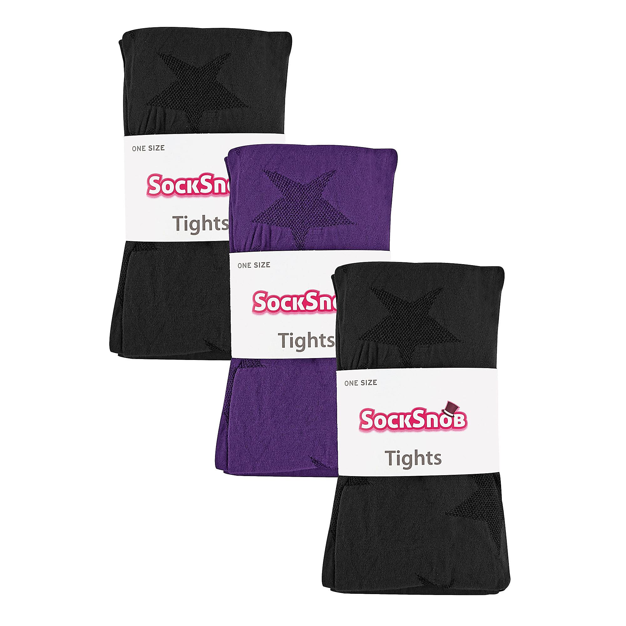 3 Pair Multipack Ladies 80 Denier Tights | Soft Patterned Tights