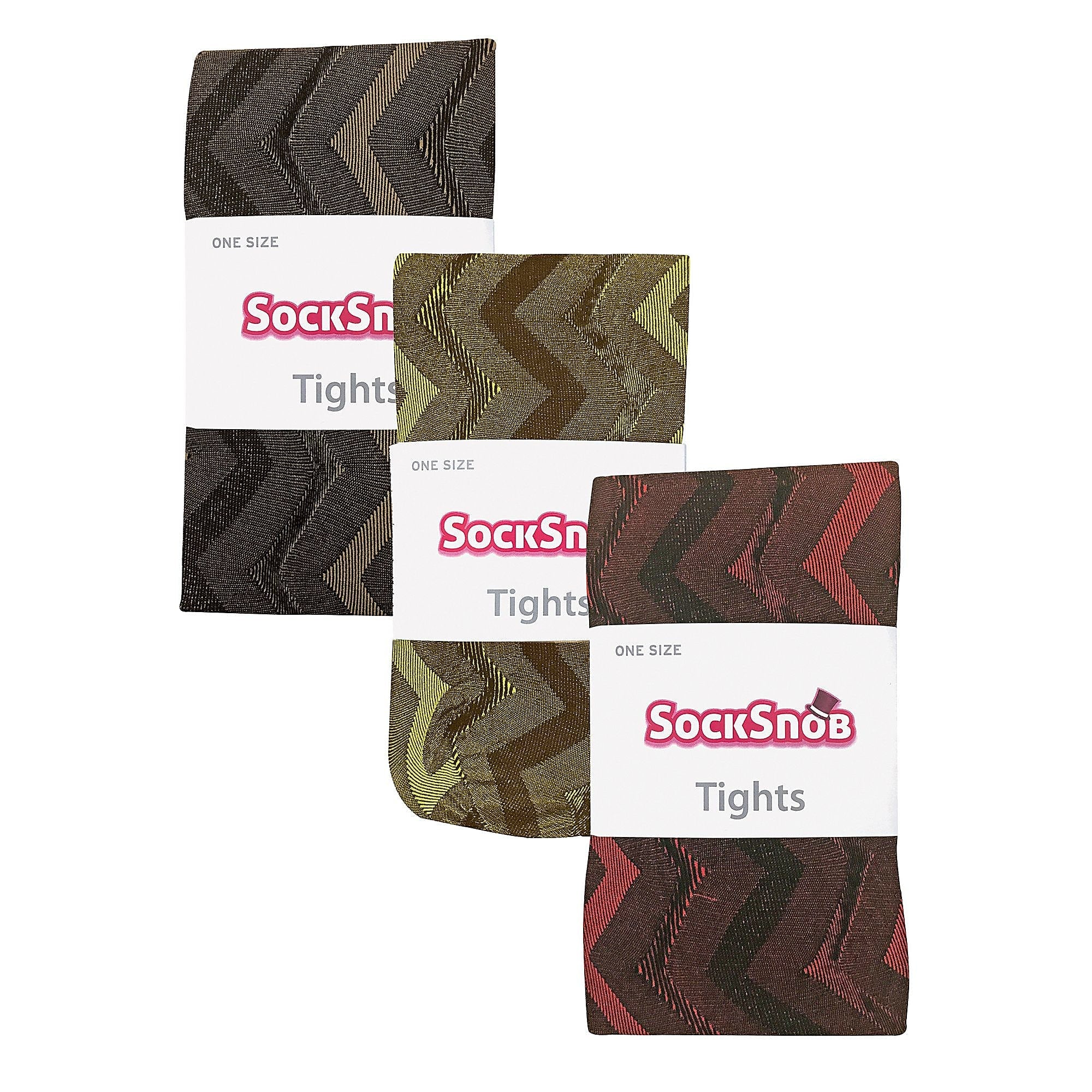 3 Pair Multipack Ladies 80 Denier Tights | Soft Patterned Tights