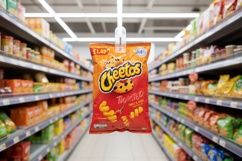 12 x Cheetos Twisted Sweet & Spicy - 85GM