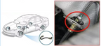 VAG Brake Hose Retaining Spring Clip - 4D0611715B