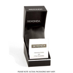 Sekonda Ladies Basic Big Number White Dial Black Leather Strap Watch 40437