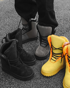 Trendy Oversized High-Top Puffer Boots