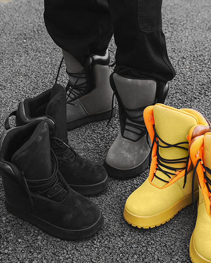 Trendy Oversized High-Top Puffer Boots