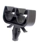 Twin Pipe & Cable Holding Clip - Brake, Fuel & Electrical Lines up to 7mm