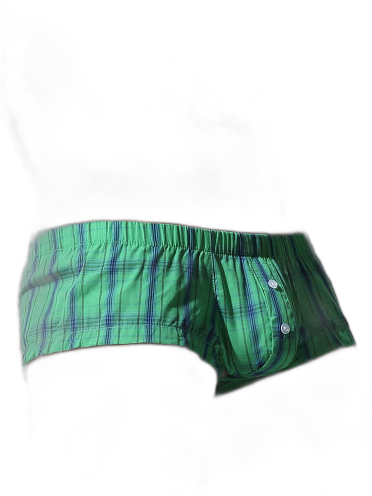 2 Pack Men's Soft Cotton Day-Long Comfort Shape-Retaining Fabric Boxers Shorts