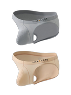 2 Pack Men's Contoured Pouch Lightweight Briefs