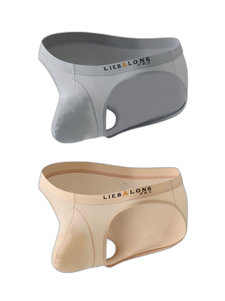 2 Pack Men's Contoured Pouch Lightweight Briefs
