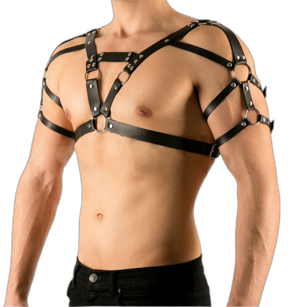 Strapped Dominance Chest Harness