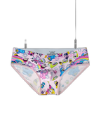 2 Pack Men's Playful Cartoon No-Tag Comfortable and Breathable Briefs