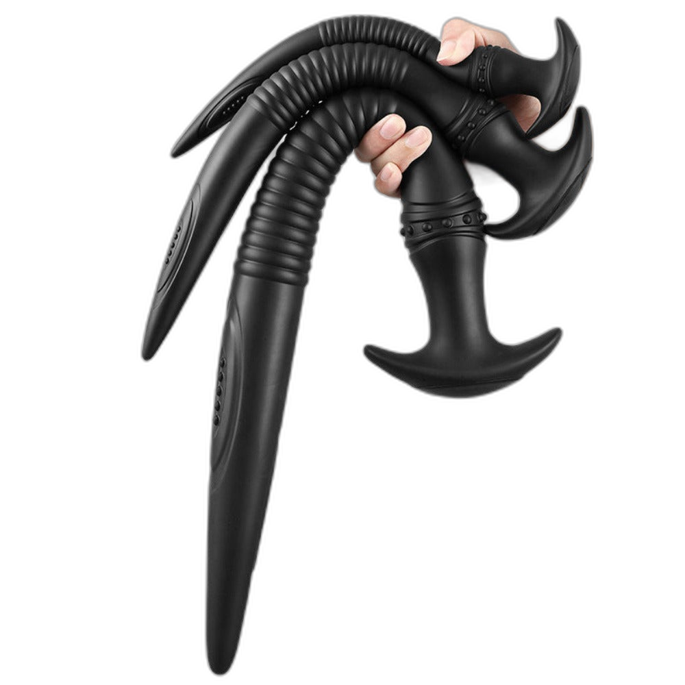 The Eel Anal Plug - Long Butt Plug - Ribbed Butt Plug