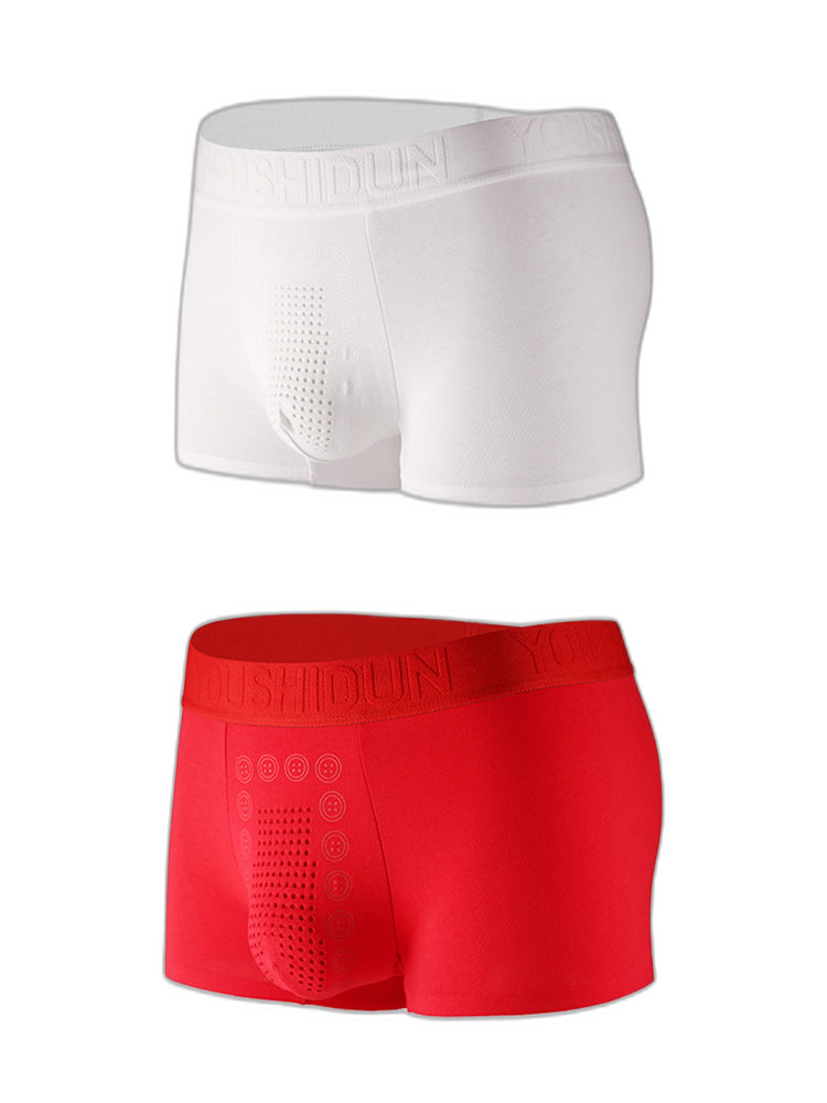 2-pack Men's Negative Ion Massage Boxer Briefs