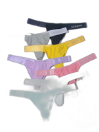 3 Pack Men's Bulge-Enhancing Thong - Low Rise & Breathable