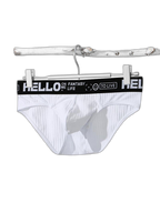 Men's Cotton Ribbed Breathable Briefs with 3D Pouch