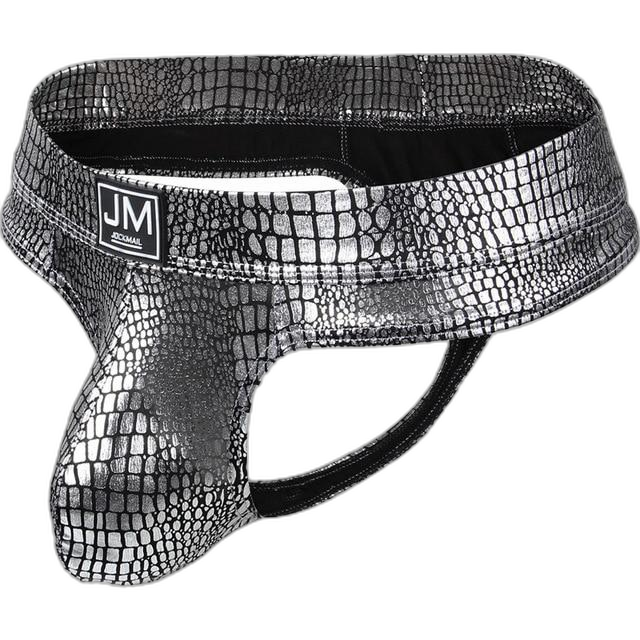 Jockmail Snakeskin Thong