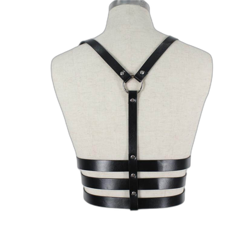 Leather Chest Harness – Adjustable Fetish Restraint