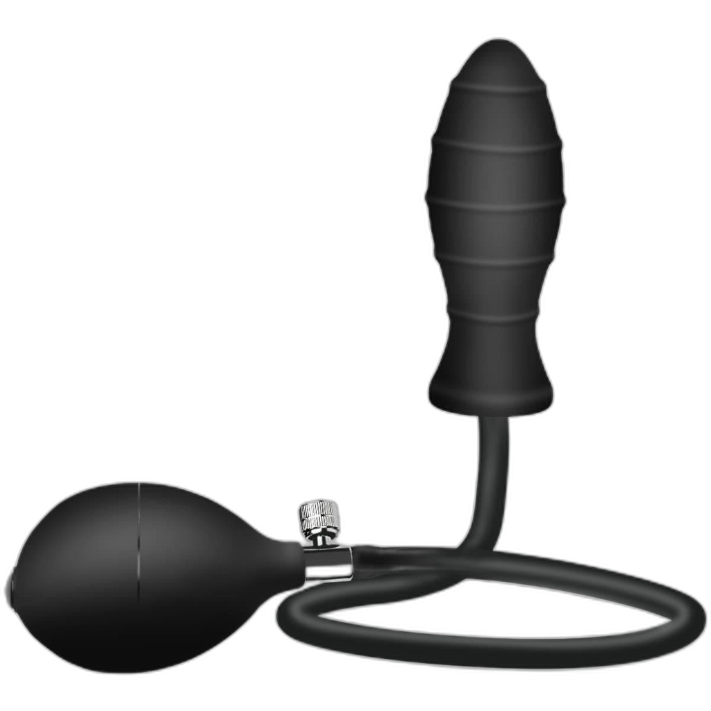 Spiral - Inflatable Butt Plug - Silicone Anal Plug
